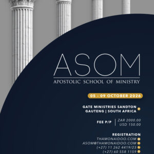Apostolic School of Ministry Sandton 2026